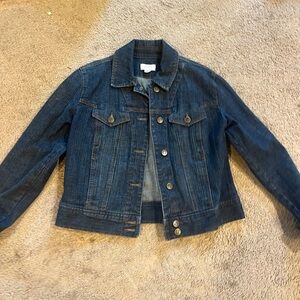 LOFT Dark Blue Denim Jacket
